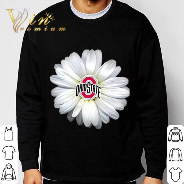 Daisy Flower Ohio State Buckeyes shirt 3