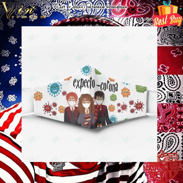 Harry Potter characters expecto-corona face mask 2