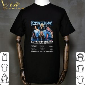 Fleetwood Mac band 53th anniversary 1967-2020 signatures shirt 4