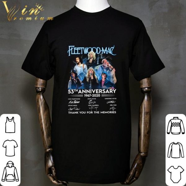 Fleetwood Mac band 53th anniversary 1967-2020 signatures shirt 2