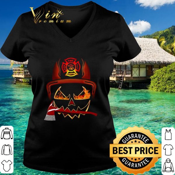 Official Firefighter Pumpkin Halloween shirt 3