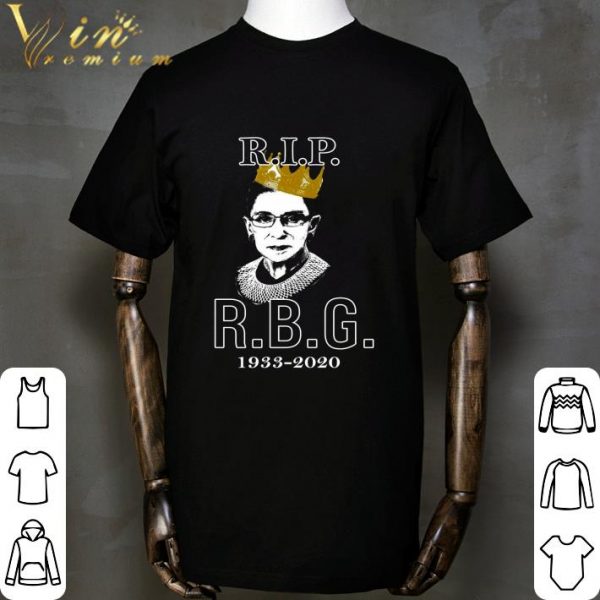 RIP Notorious RBG Ruth Bader Ginsburg 1933-2020 shirt 2