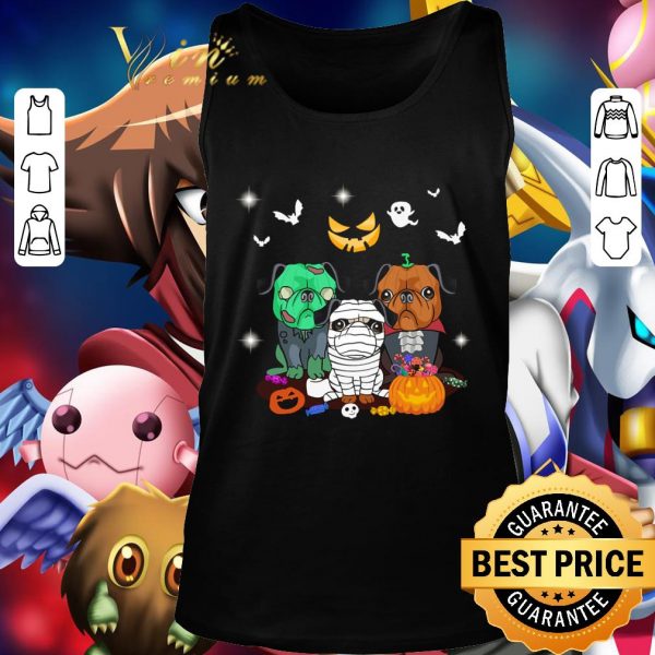 Funny Pugs Costume Happy Halloween shirt 3