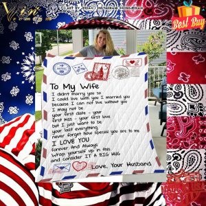 Love Air mail your husband to my wife i didn’t marry you so quilt blanket 4