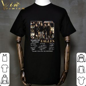 50 years of 1971-2021 Eagles signed thank you for the memories shirt 4