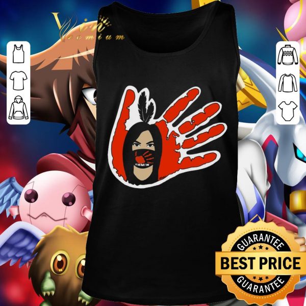 Native American Native girl mask MMIW shirt 3