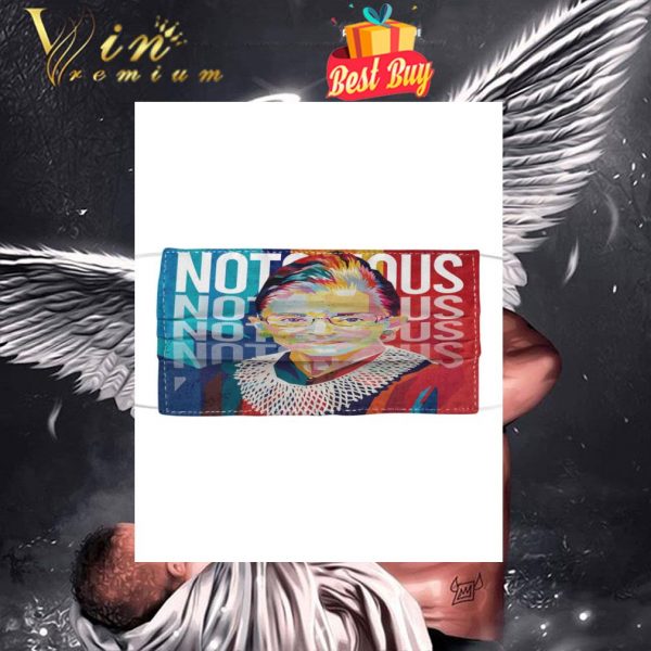 Notorious RBG Ruth Bader Ginsburg colors face mask 1