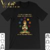 Original Snoopy sunflowers guitar whisper words of wisdom let it be vintage shirt 7