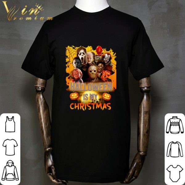 Horror Characters Halloween Is Christmas Scary Movie shirt 2