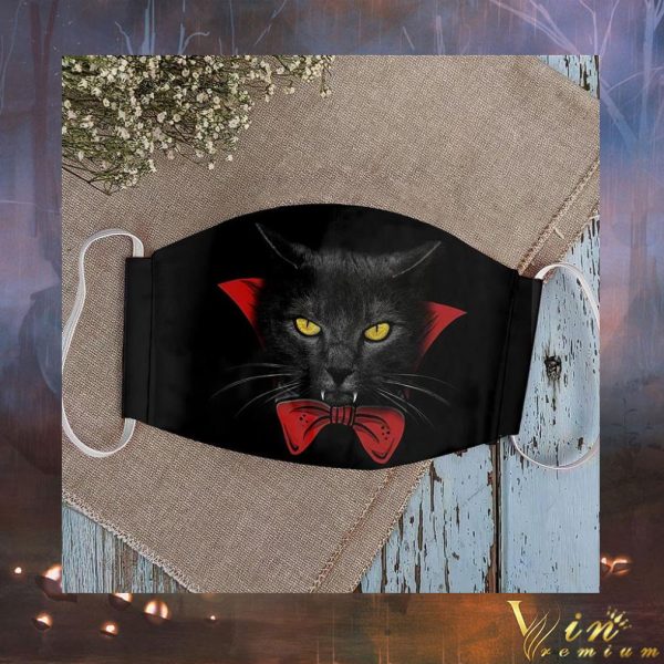 Halloween Meowcula Cat face mask 2