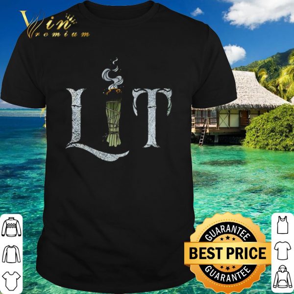 Pretty Halloween Witch Lit shirt 1