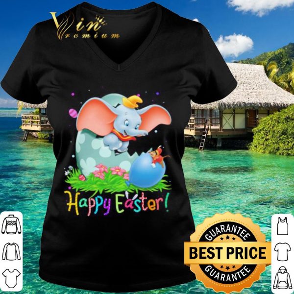 Cool Disney dumbo elephant happy easter flower shirt 3