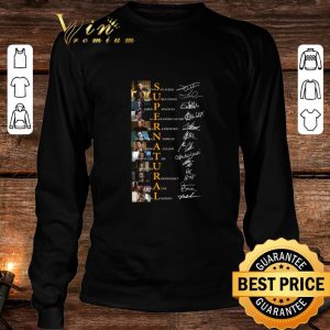Original Supernatural all character signatures shirt 5