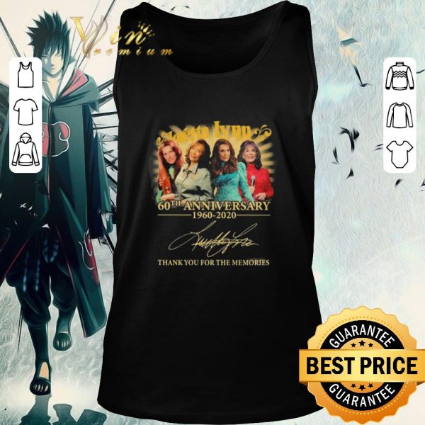 Nice Loretta Lynn 60th anniversary 1960 2020 thank you for the memories signature shirt 2