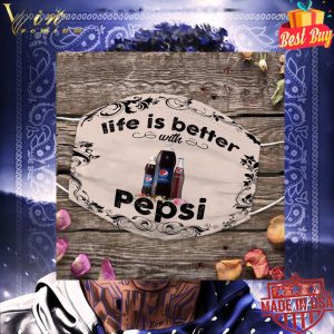 Life is better with Pepsi face mask 5