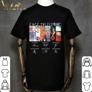 Cage the Elephant signatures shirt 4