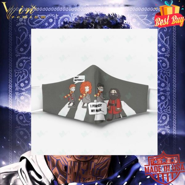 Harry Potter characters Abbey Road i forgot my mask what happened face mask 3