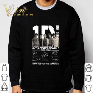 1D One Direction 10th anniversary 2010-2020 signed Harry Styles shirt 5