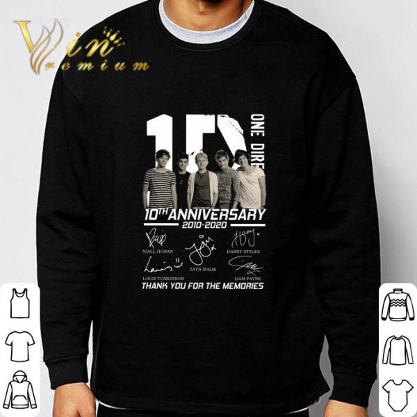 1D One Direction 10th anniversary 2010-2020 signed Harry Styles shirt 3
