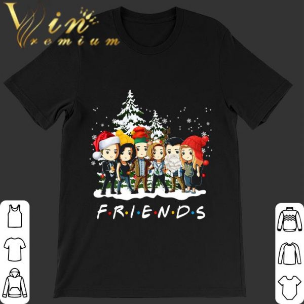 Premium Friends Supernatural characters cartoon Christmas shirt 1