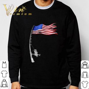 Fishing-rod American flag shirt 5
