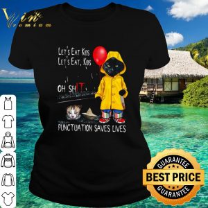 Best Cat Let’s Eat Kids Punctuation Saves Lives Halloween shirt 4