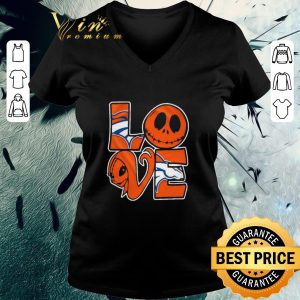 Premium Denver Broncos Jack Skellington and Sally love shirt 5