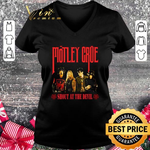 Hot Motley Crue Shout At The Devil shirt 2