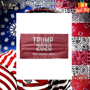 Trump 2020 keep America great face mask 4