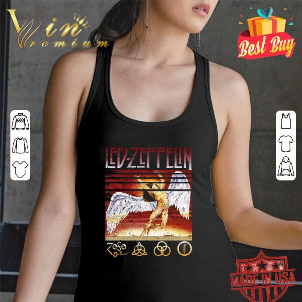 Awesome Led-Zeppelin Zoso symbol shirt 3