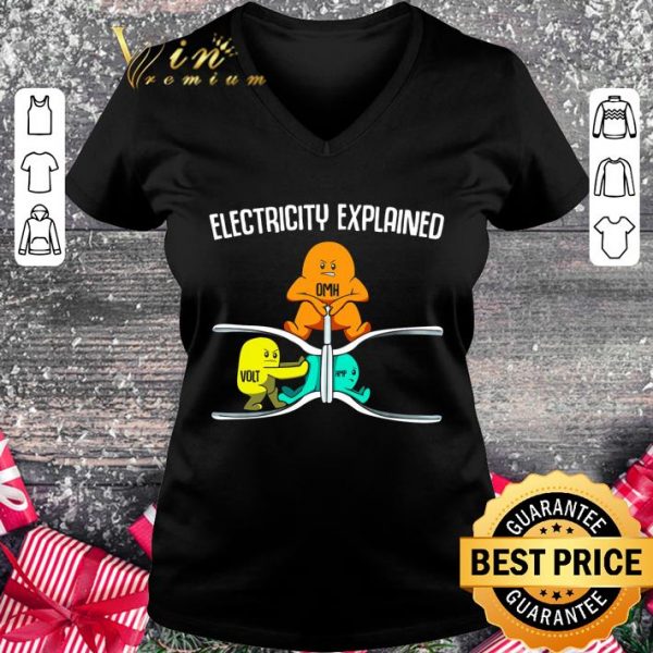 Premium Electricity Explained OMH VOLT AMP shirt 2