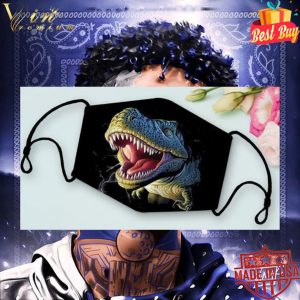 T-Rex dinosaur face mask 5