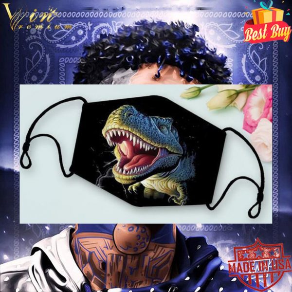 T-Rex dinosaur face mask 3