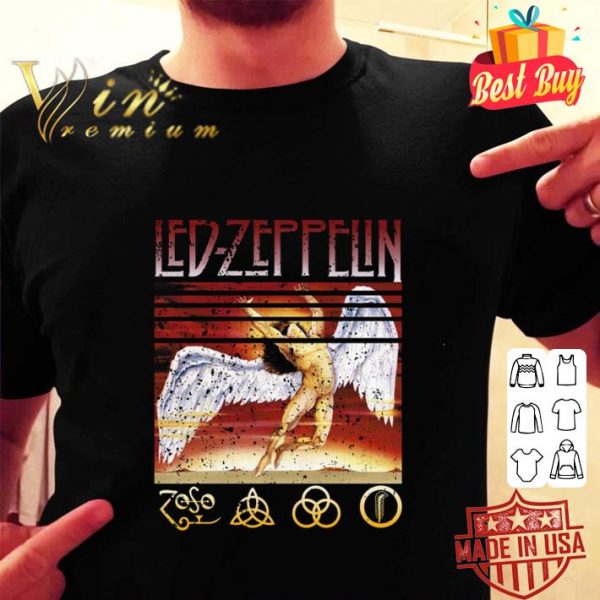 Awesome Led-Zeppelin Zoso symbol shirt 2