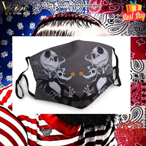 Jack Skellington and Zero face mask 2