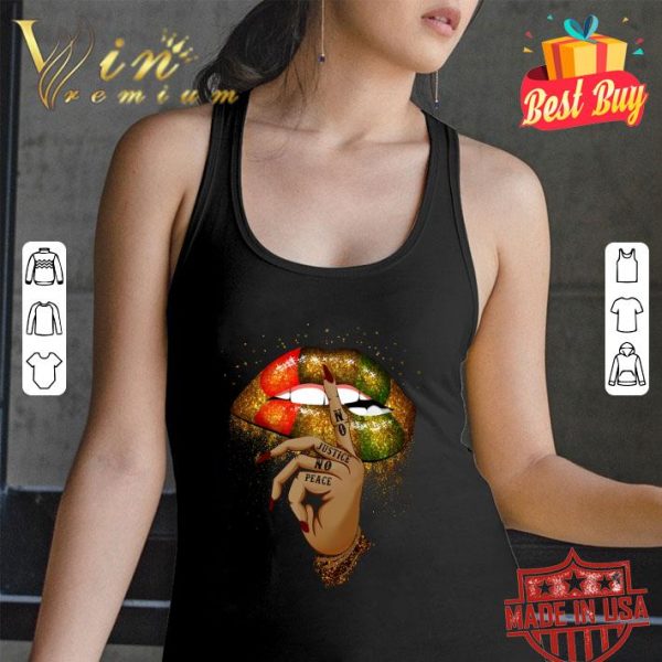 Official Lips Africa No Justice No Peace shirt 3