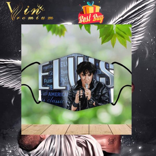 Elvis Presley American Classic Motorcycle King Of Rock and Roll face mask 1