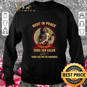 Hot Rest in peace 1955-2020 Eddie Van Halen signature shirt 5