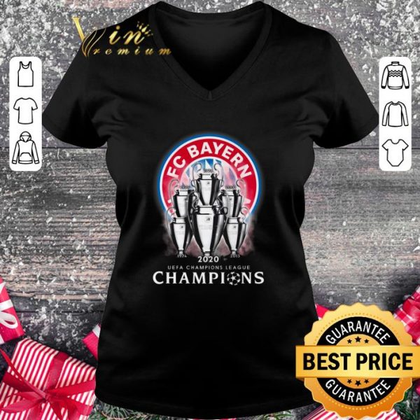 Hot FC Bayern Munich 6 cups UEFA Champions League shirt 2