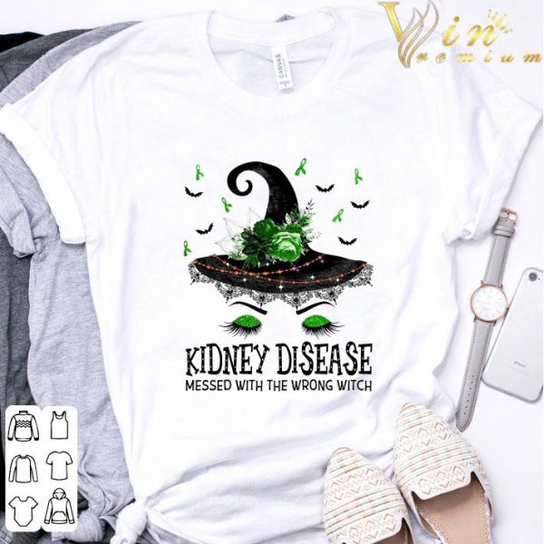 Kidney Disease messed with the wrong witch halloween shirt 3
