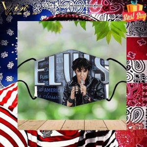 Elvis Presley American Classic Motorcycle King Of Rock and Roll face mask 4