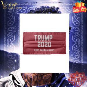 Trump 2020 keep America great face mask 5