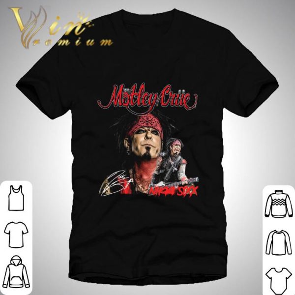 Motley Crue Band Leader Nikki Sixx Signature shirt 1