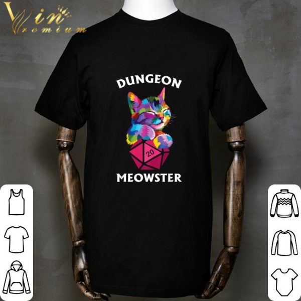 Cat Colorful Dungeon Meowster shirt 2