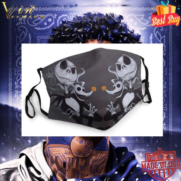 Jack Skellington and Zero face mask 3