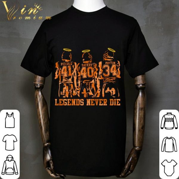 41 Piccolo 40 Sayers 34 Payton Legends never die shirt 2