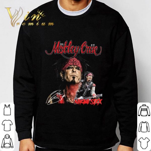 Motley Crue Band Leader Nikki Sixx Signature shirt 3