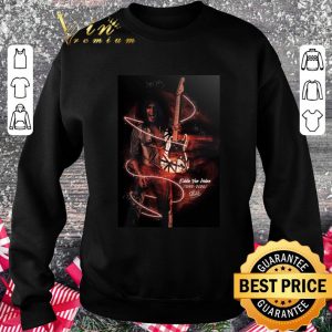 Official Eddie Van Halen 1950-2020 signature poster shirt 5