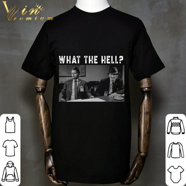 Michael Myers And Freddy Krueger What The Hell shirt 2