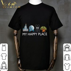 Disney Holiday Mickey My Happy Place shirt 4